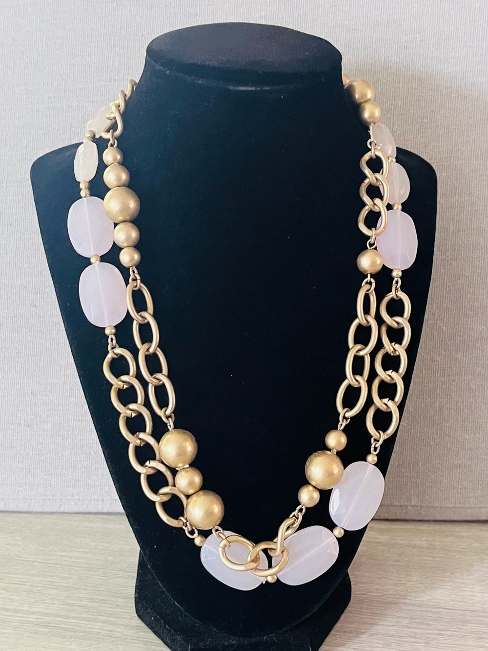 Lia Sophia Cashmere multi/strand necklace